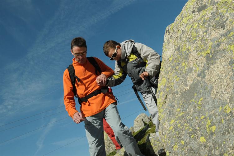 Quentin et son guide s