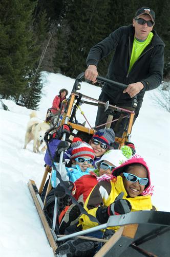Elancées à toute allure, nos premières aventurières, Léna, Gabriela, Mileina et Grabrielle !