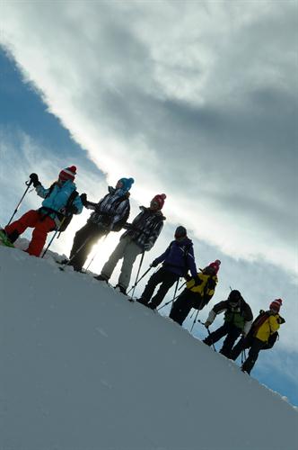 Exercice de déplacement sur une arête ! Tous sont de parfaits élèves !!!