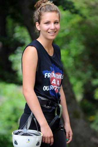 Au retour de sa montée extrême, portrait bucolique de la belle Juliette !