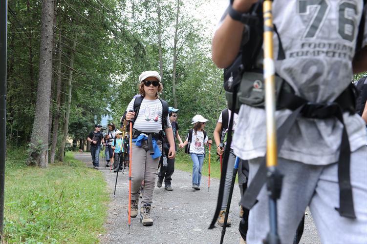 Et on peut se dégourdir un peu les jambes dans la forêt chamoniarde...