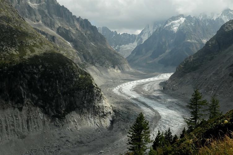 Pour parfaire cette journée, un second glacier à se mettre sous la dent, la Mer de glace !