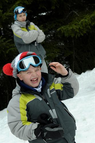 Lucas et Adrien, attendant leur tour avec impatience !