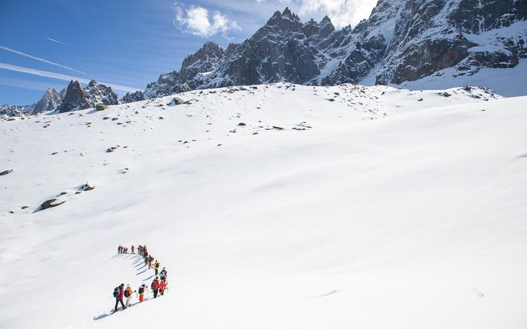 La cordée évoluant au sein des grands espaces