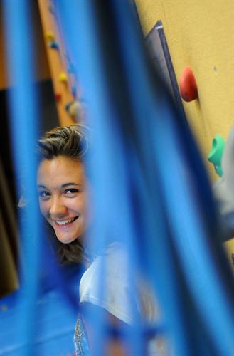 Un beau sourire poussé dans les cordes, Alexia !