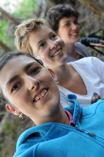 Pour clore cette belle matinée, les radieux sourires de nos championnes, Cindy, Fanny et Manon !