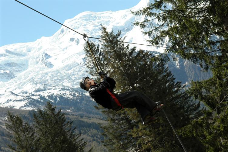 Sous le regard du Mont Blanc,  Lucas au sommet de la joie !