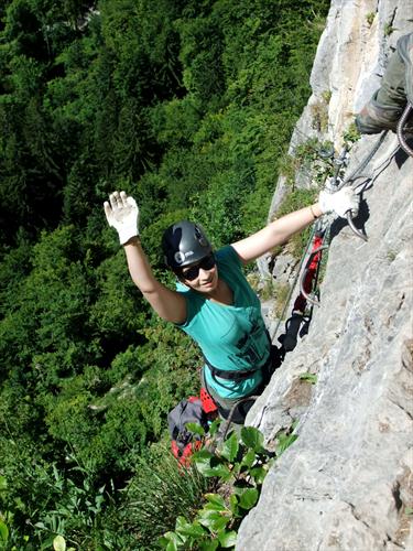 Sarah pleine de pétillance malgré l