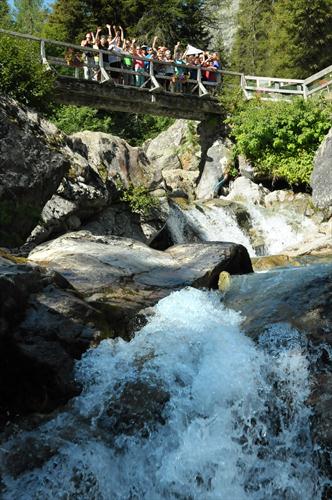 1ère étape conquise ! La cascade de Bérard ! Pour marquer l