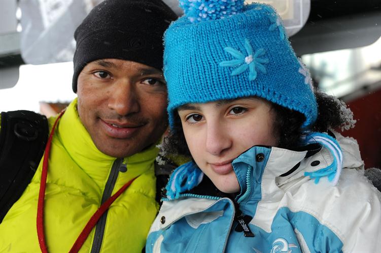 Inès, la princesse bleue, avec Bikram.