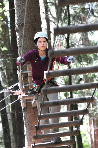 A 10m de haut, Chloé dans l