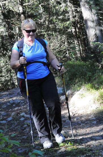 Chantal dans son ascension !