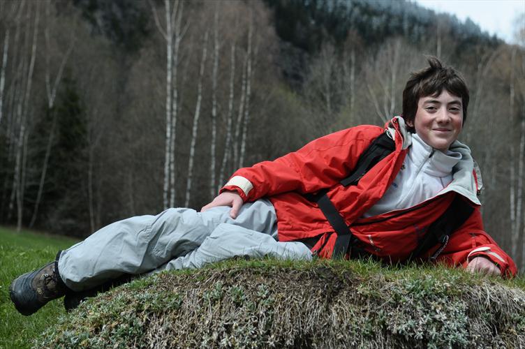 Yohan, décontracté et jovial avant de reprendre la marche !