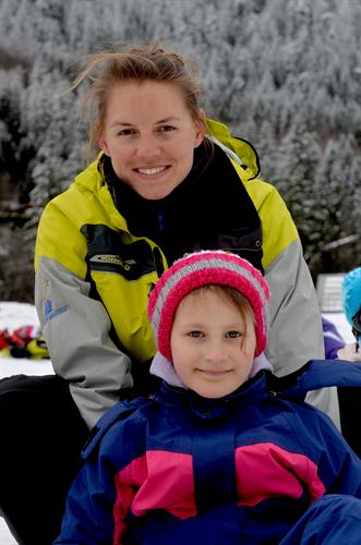 Belles des montagnes. (Léa et Célia)