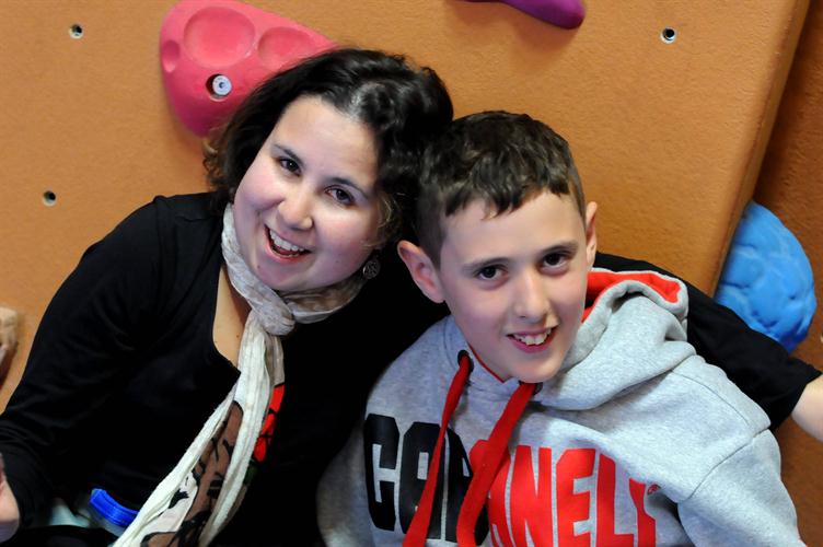 Deux potes de grimpe inséparables, Emilie et Anthony !