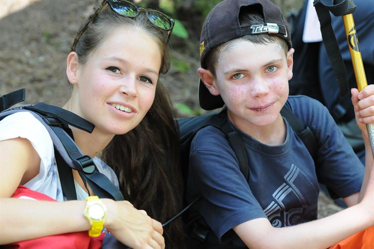 Binôme de marche toujours au sommet du plaisir, Madeleine et Loïs !