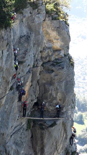 Embouteillages en altitude...