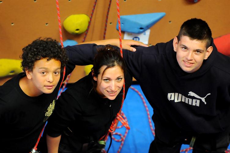 Equipe ascensasionnelle, Nathan, Morgane et Mathieu !