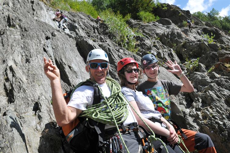 Réunion de champions sur le mur!