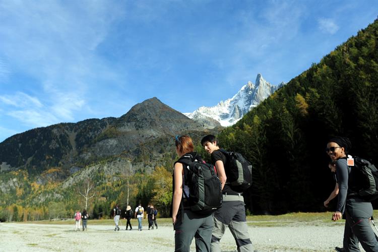 En point de mire, les célèbres Drus et Aiguille verte !