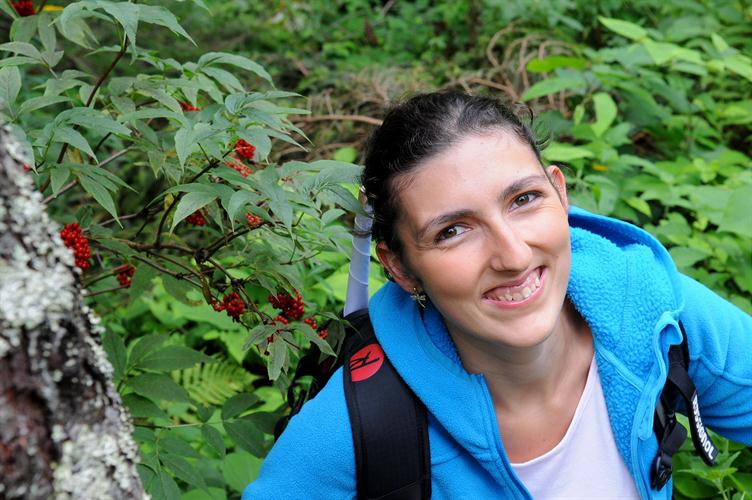 Petite pause florale et sourire bucolique pour une graine de championne, Cindy !