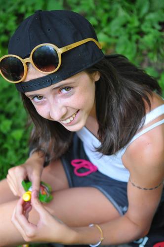 Rosine au repos après une première étape bien enlevée !