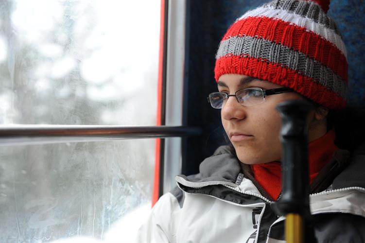 Retour à la maison et Lucie semble déjà avoir son esprit tourné vers le sommet de demain...