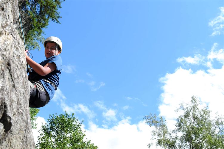 Au grand rappel installé par nos guides, Patrice !