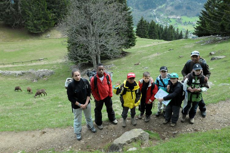 Surtout ne faites pas de bruit et regardez derrière nous !