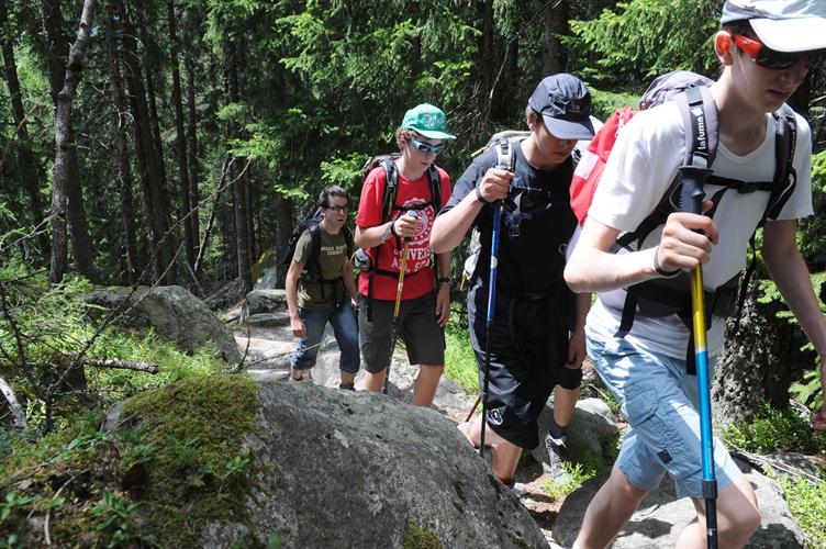 600 mètres de dénivelé au progamme, ça use les baskets!
