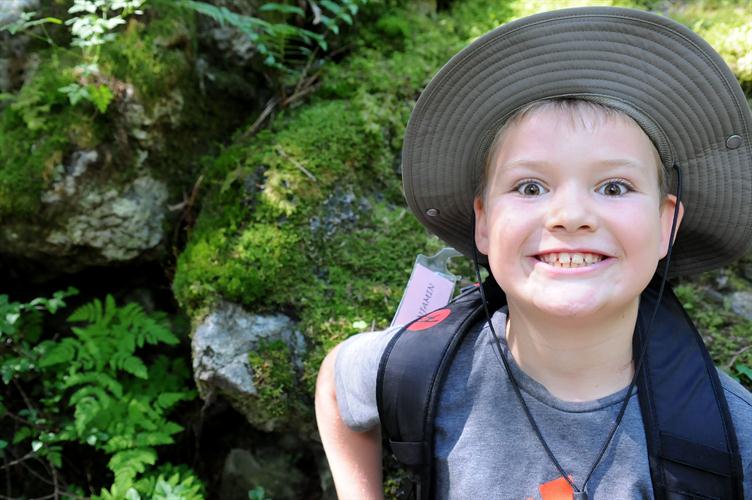 Chapeau vissé sur le crâne, tel un explorateur alpin, Benjamin !