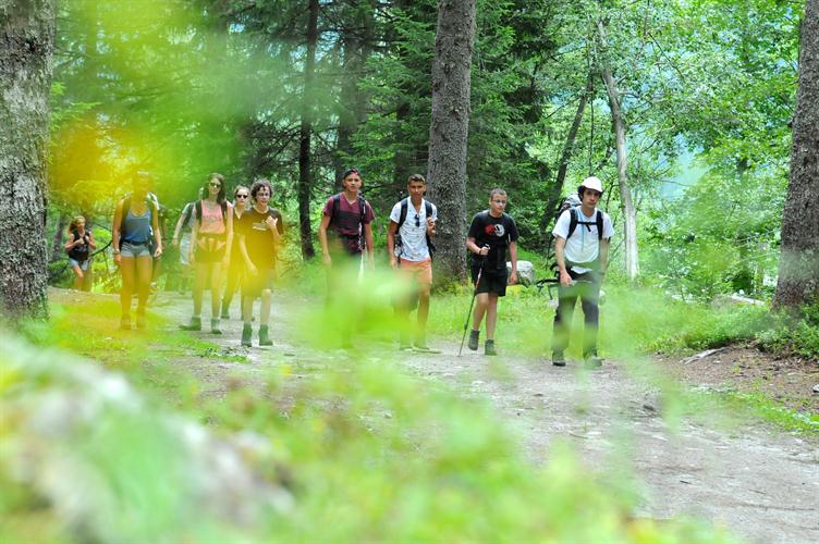 Nous gèrons allègrement nos efforts en ce premier jour de rando !