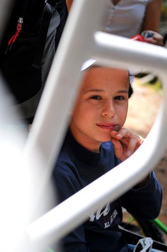 Regard de champions entres les arceaux des bolides ! (Morgan)