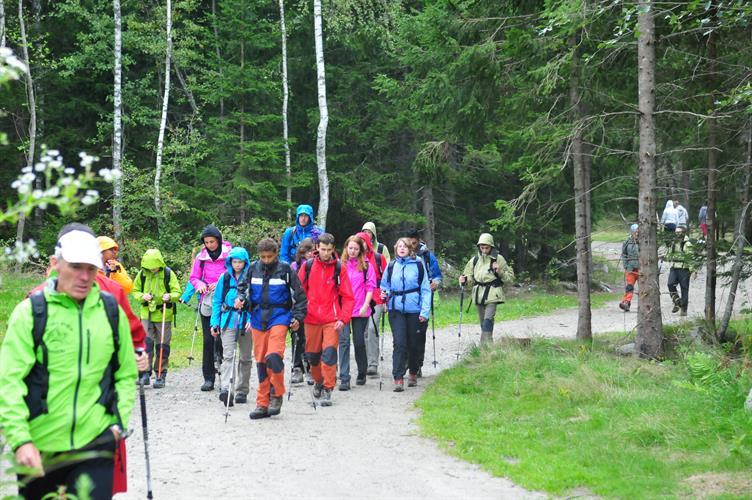 Allez, la pluie devient vraiment trop intense, demi tour et retour au chalet !