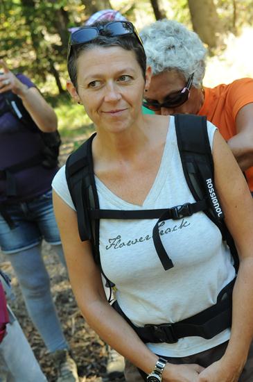 Réorganisation des sacs à dos après le gouter !