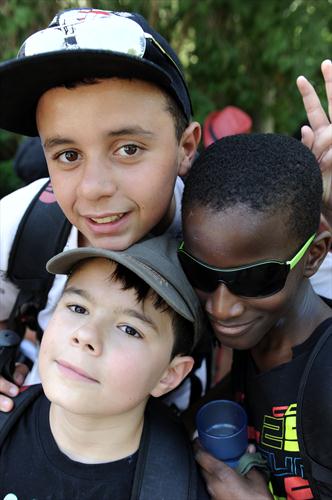Réunion de champions pendant la pause!