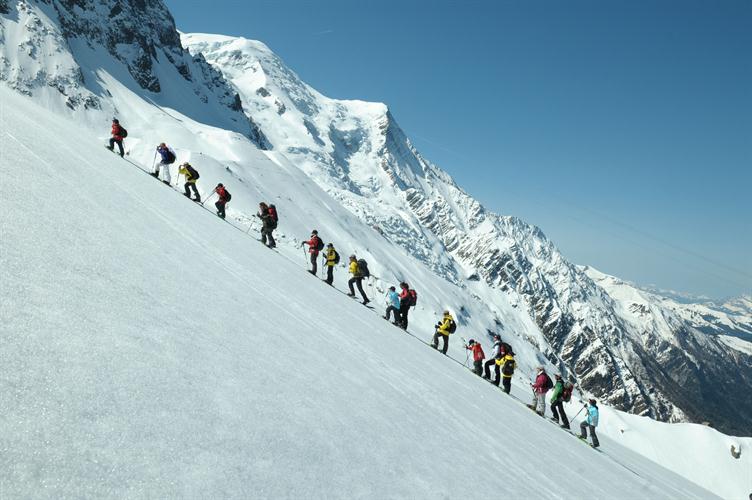 Les dernières pentes avant le but final ! Ca grimpe sévère !