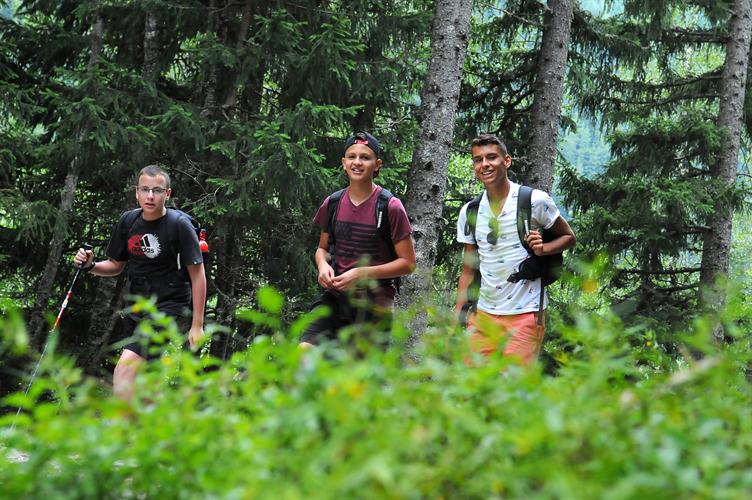 Patrice, Abdelkader et Martin, ne semblant pas trop marqués par les efforts de la montée !