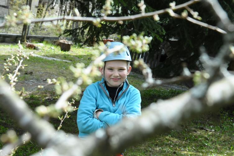 Jeune pousse surprise en plein sourire, Antoine !