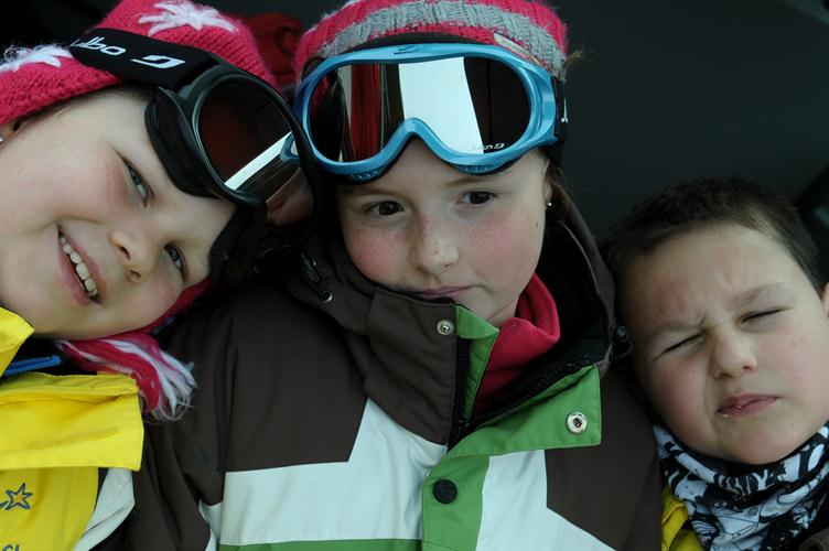 3 phénomènes de la glisse en traineau: Honorine, Eloise et Corentin !