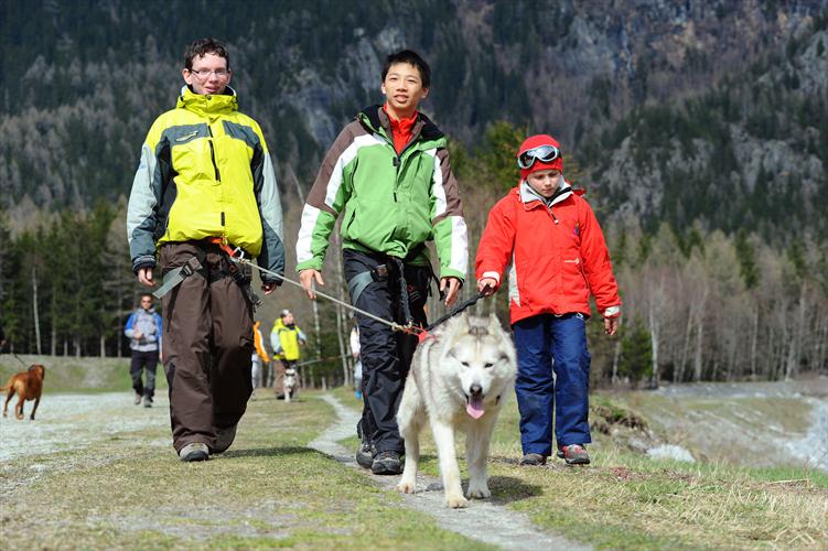 Il est fort car on est quand même trois champions pour un seul chien!