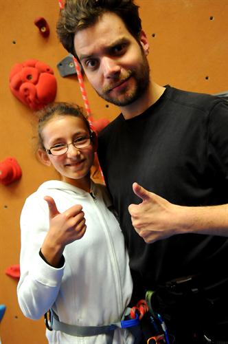 Deux jeunes pouces prometteurs en escalade: Léa et Jean(Sé !