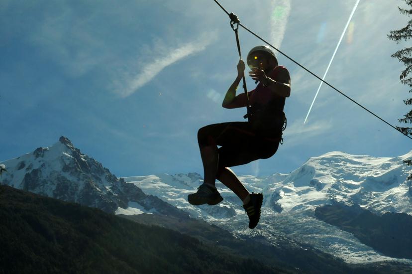 En arrière-plan, le Mont-blanc ! En tout modestie, il nous fallait bien cela comme écrin à nos péripéties :))