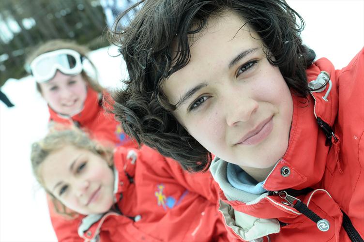 Trois belles des neiges, Alexia, Juliette et Clémence !