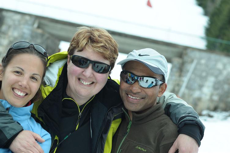 La crême des mushers: Eloïse,Sylvie et Bikram !