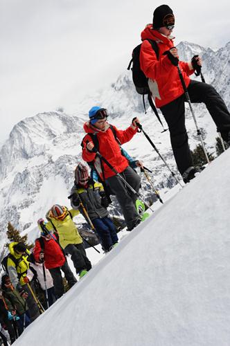 Fini la rigolade, on repart vers le chalet!