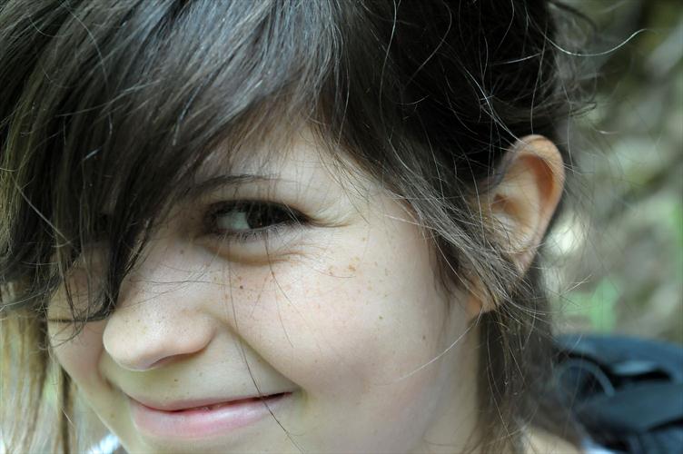 Pour signer cette fin de journée, le malicieux sourire de Charlotte !