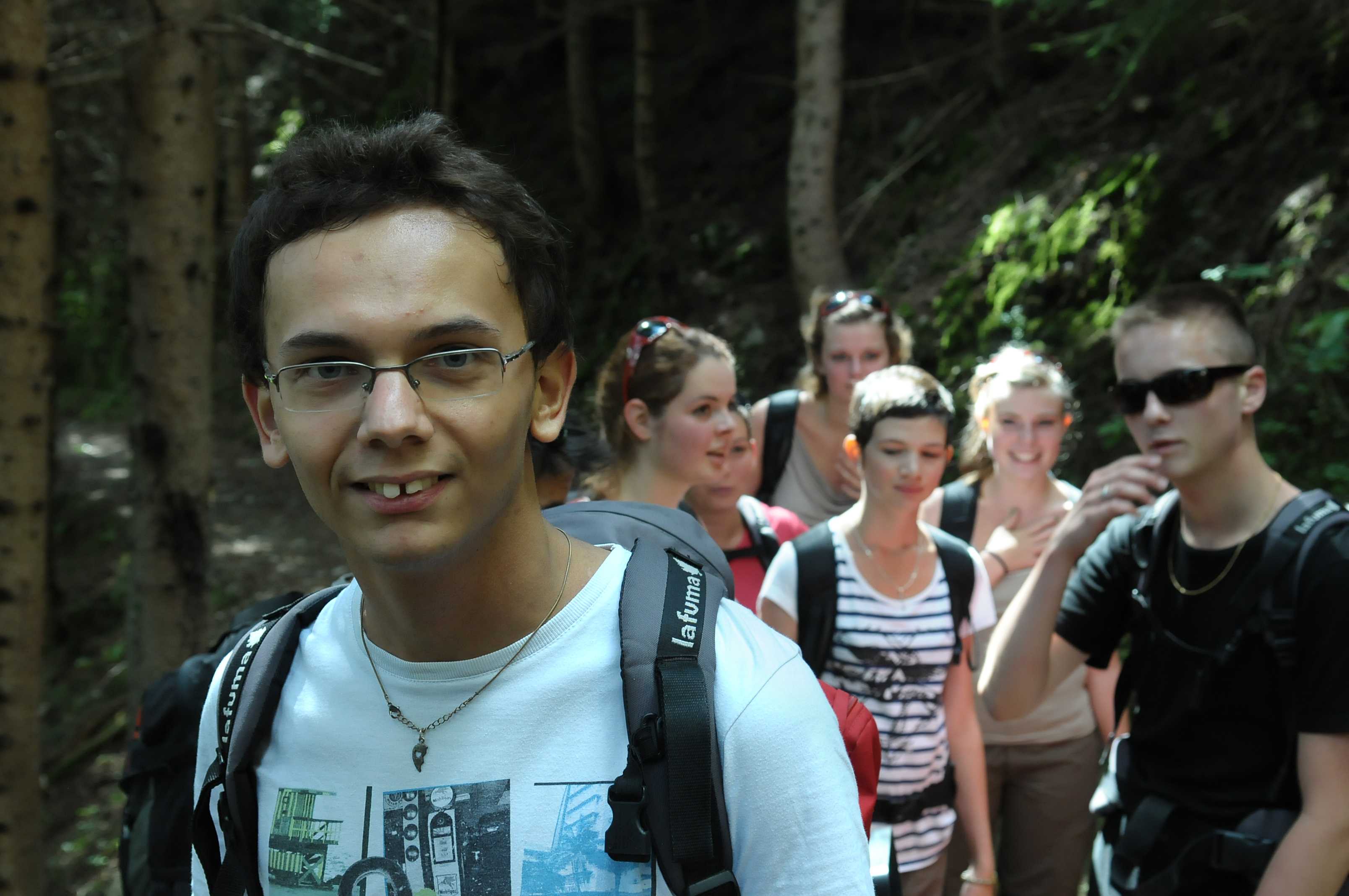 Samih, et sa bande de potes, prèts à prendre le chemin du retour !