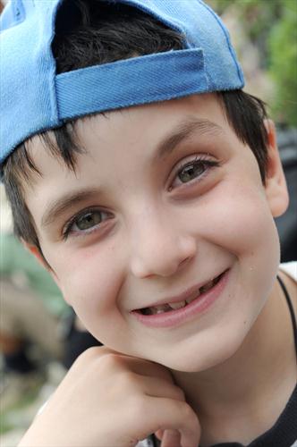 Sourire et regard de champion...