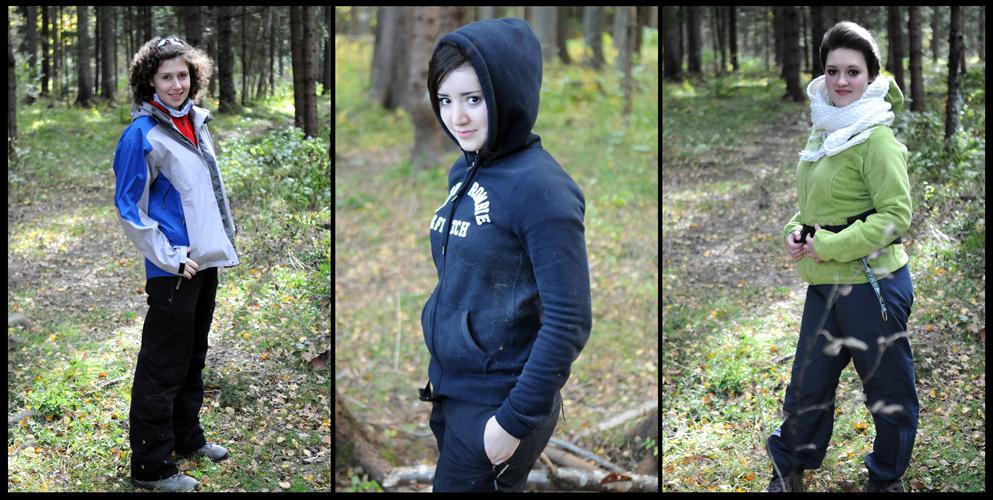 Petits portraits forestiers: Barbara, Somia et Nolwenn !